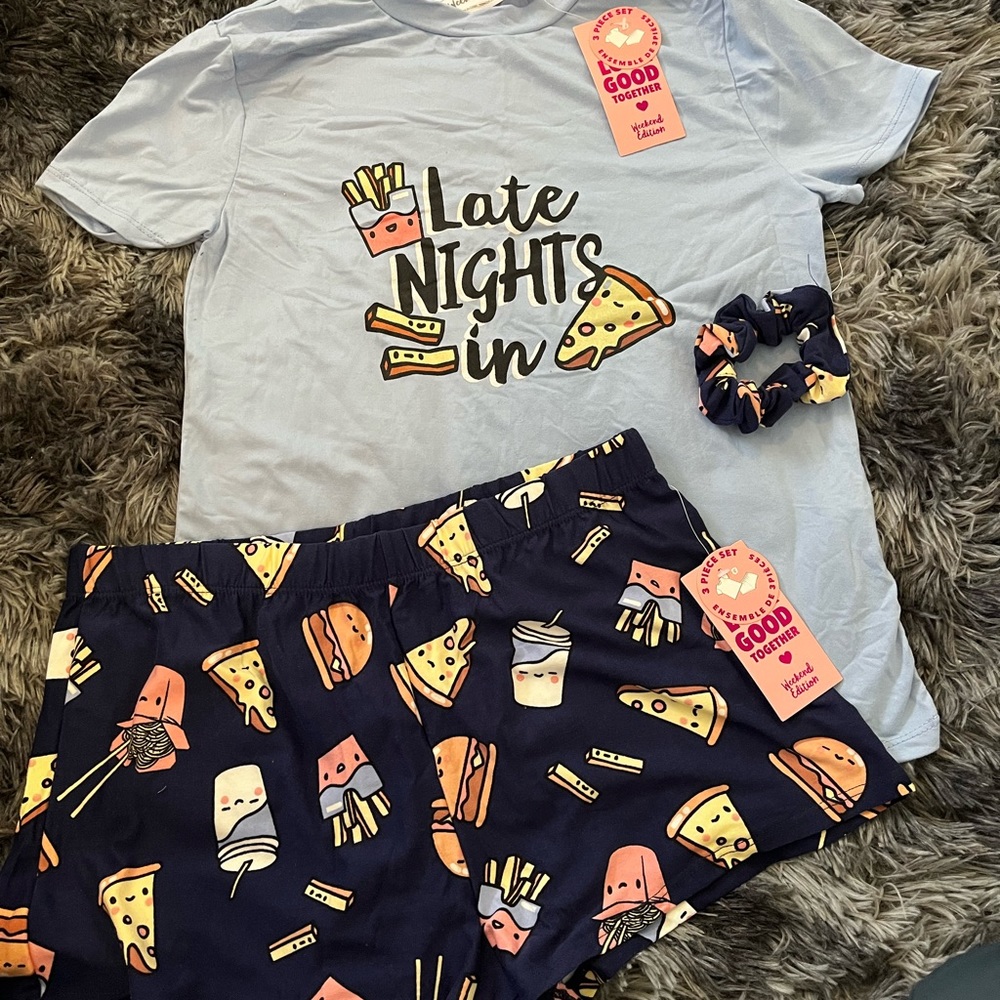 Girls soft cute jammies